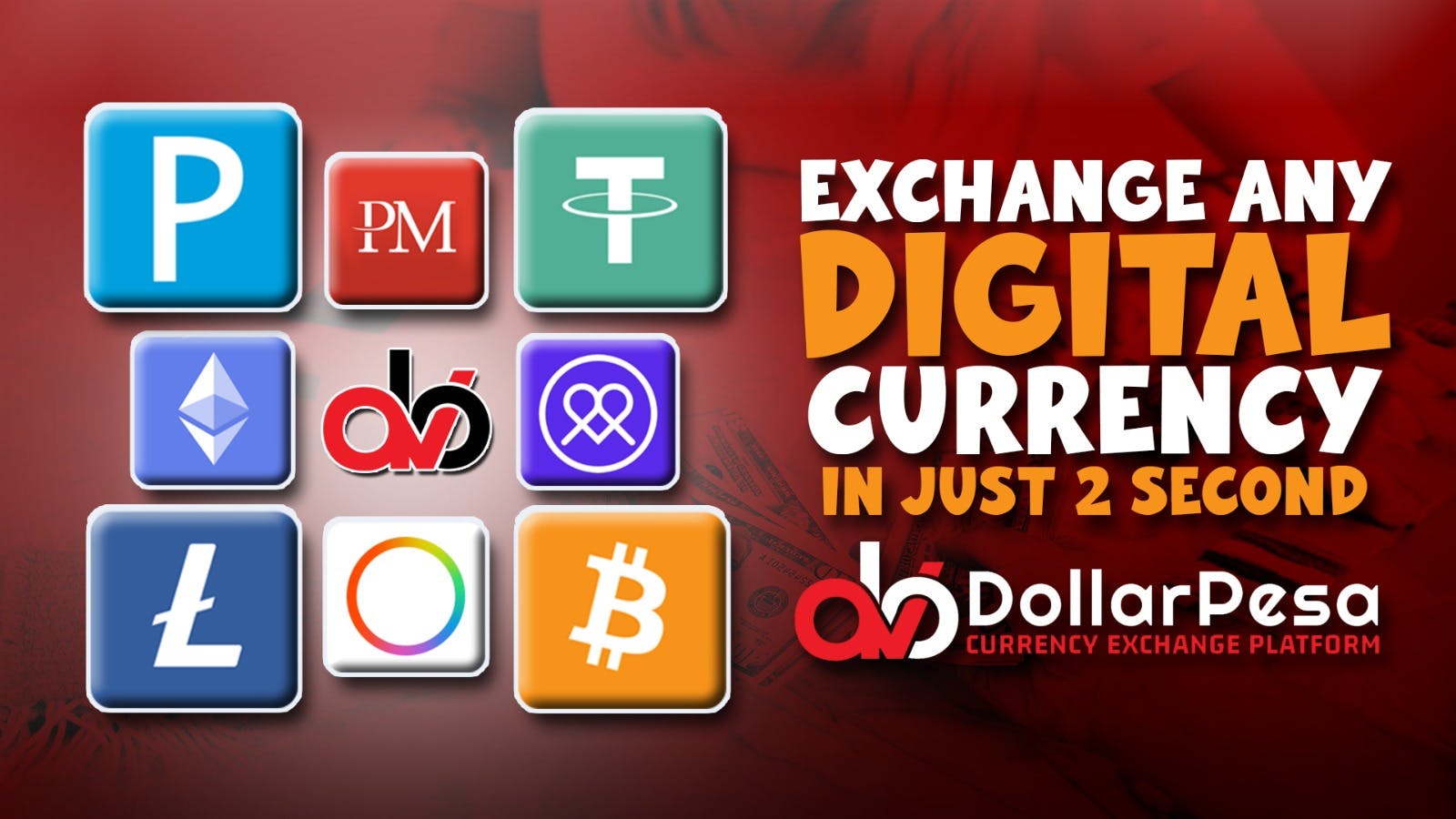 exchange any digital currency in just 2 second seconds