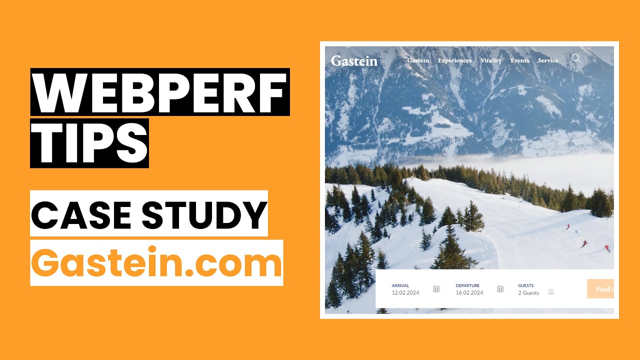 🔥Webperf Tips (1) - Case Study - Gastein.com