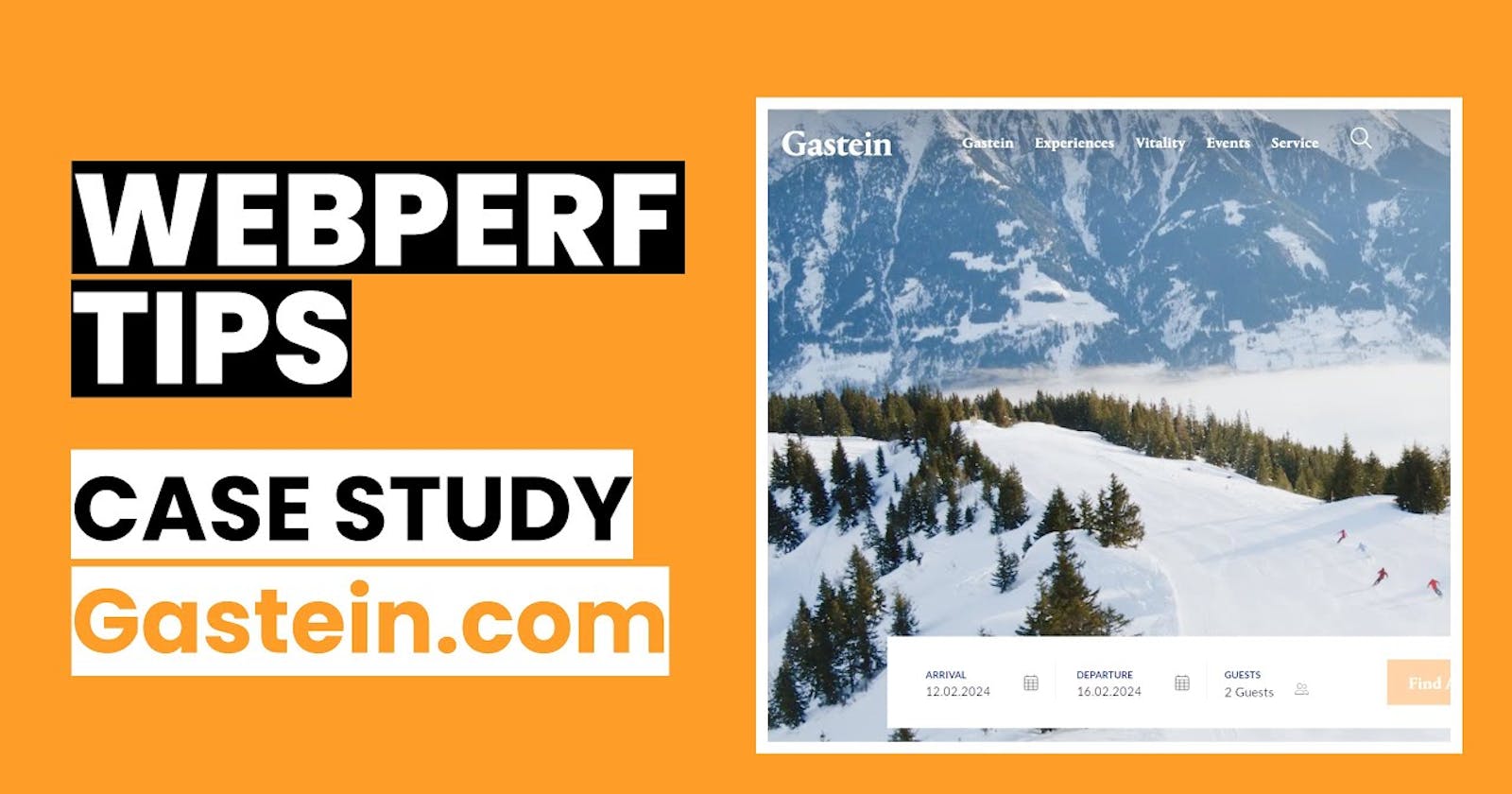 🔥Webperf Tips (1) - Case Study - Gastein.com