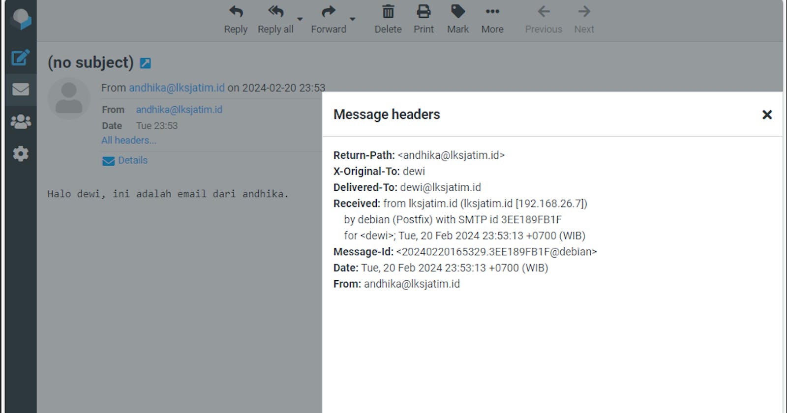 Instalasi dan Konfigurasi Web Mail Server pada Debian 11