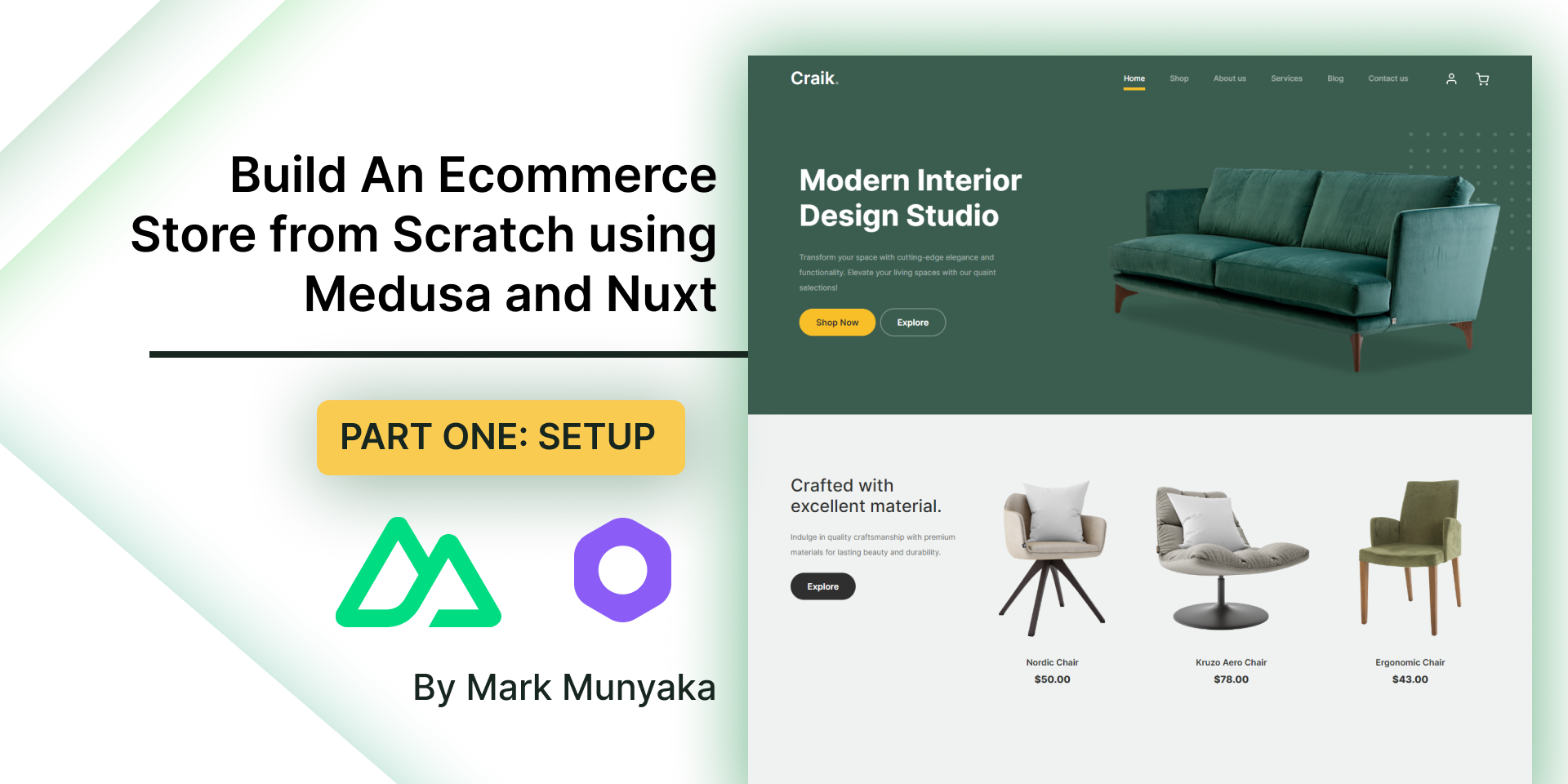 Build An Ecommerce Store from Scratch using Medusa and Nuxt: Part 01