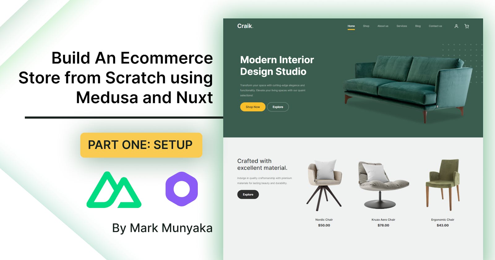 Build An Ecommerce Store from Scratch using Medusa and Nuxt: Part 01
