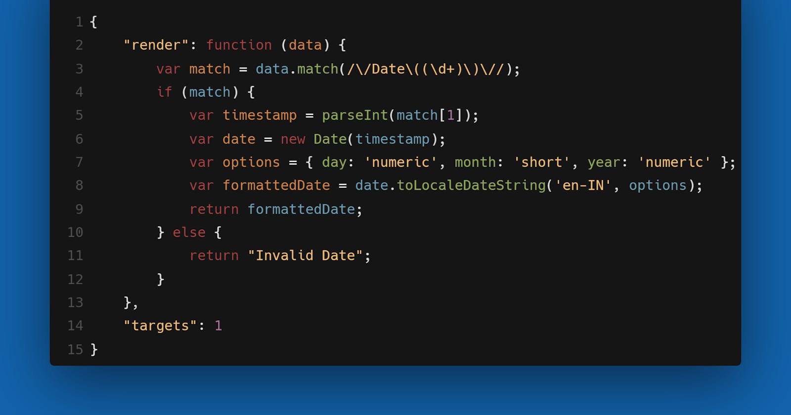 Date Rendering in DataTables.js: A Practical Guide