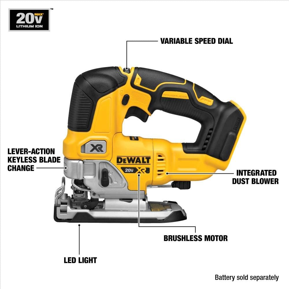 Popular Blade Brands and Models for the DeWalt Jigsaw 20v XR
