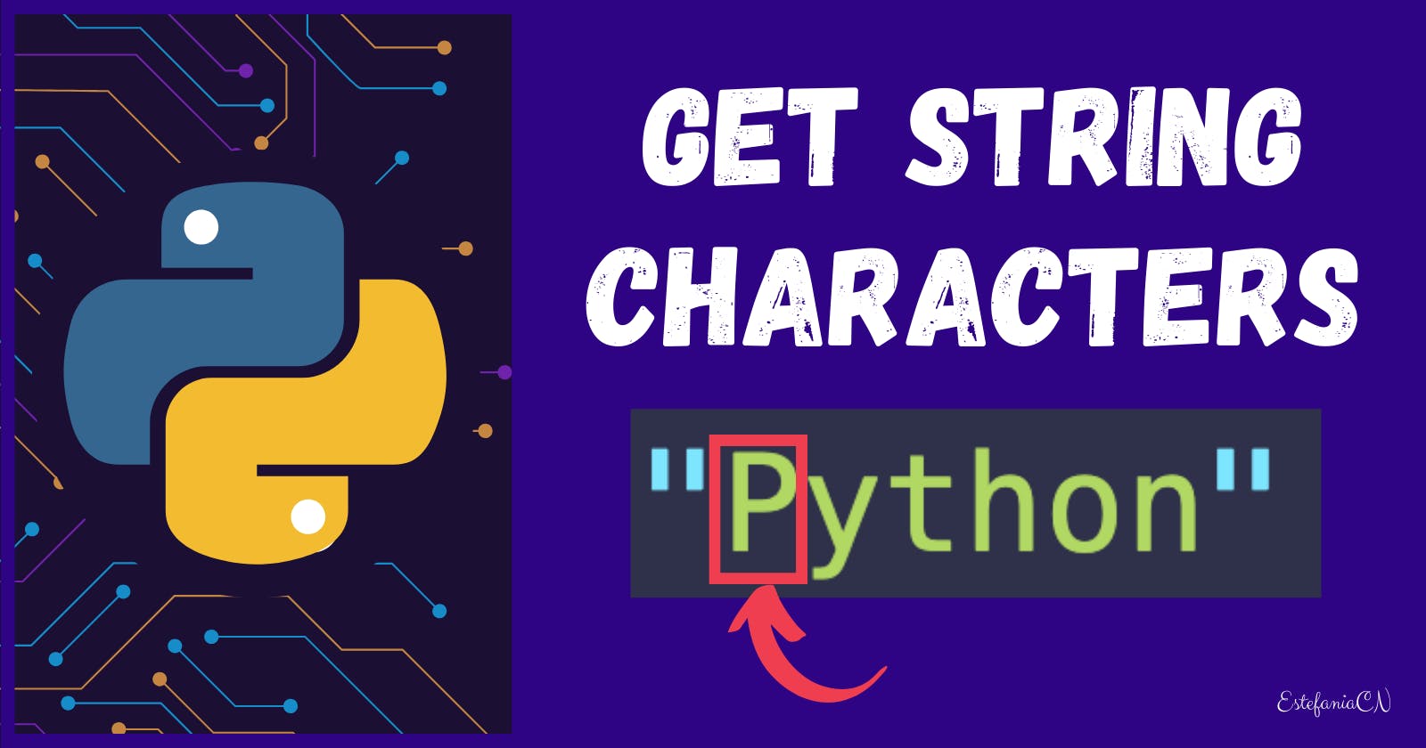 Python String Indexing - How to Get Individual Characters