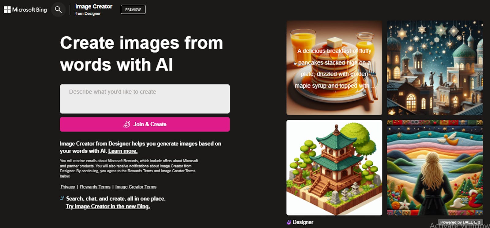 Unleash Your Imagination with Bing AI Image Creator