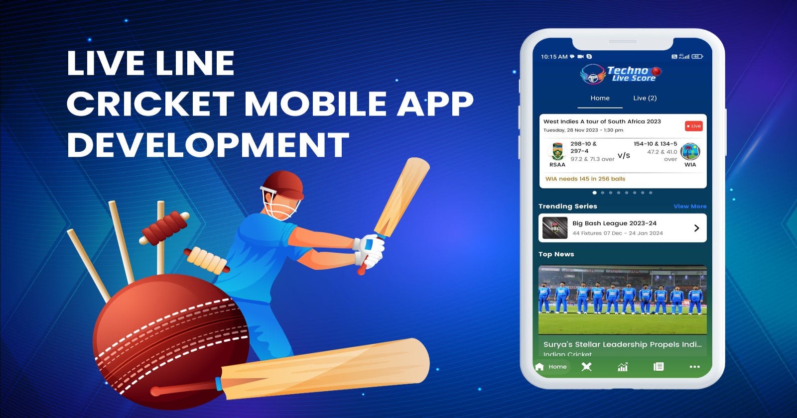 Cricket Live Line App Development With Score Feature