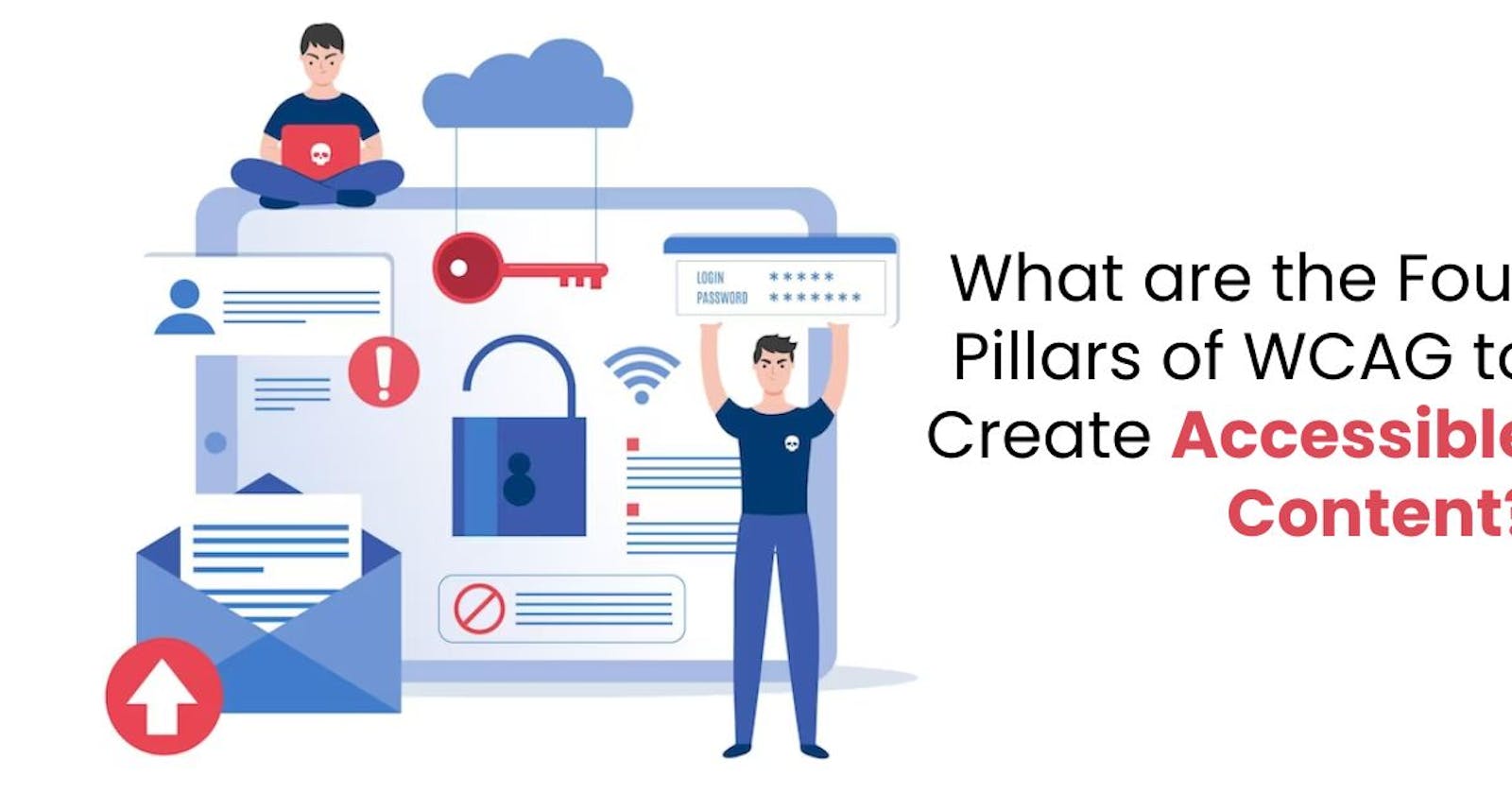 What are the Four Pillars of WCAG to Create Accessible Content?