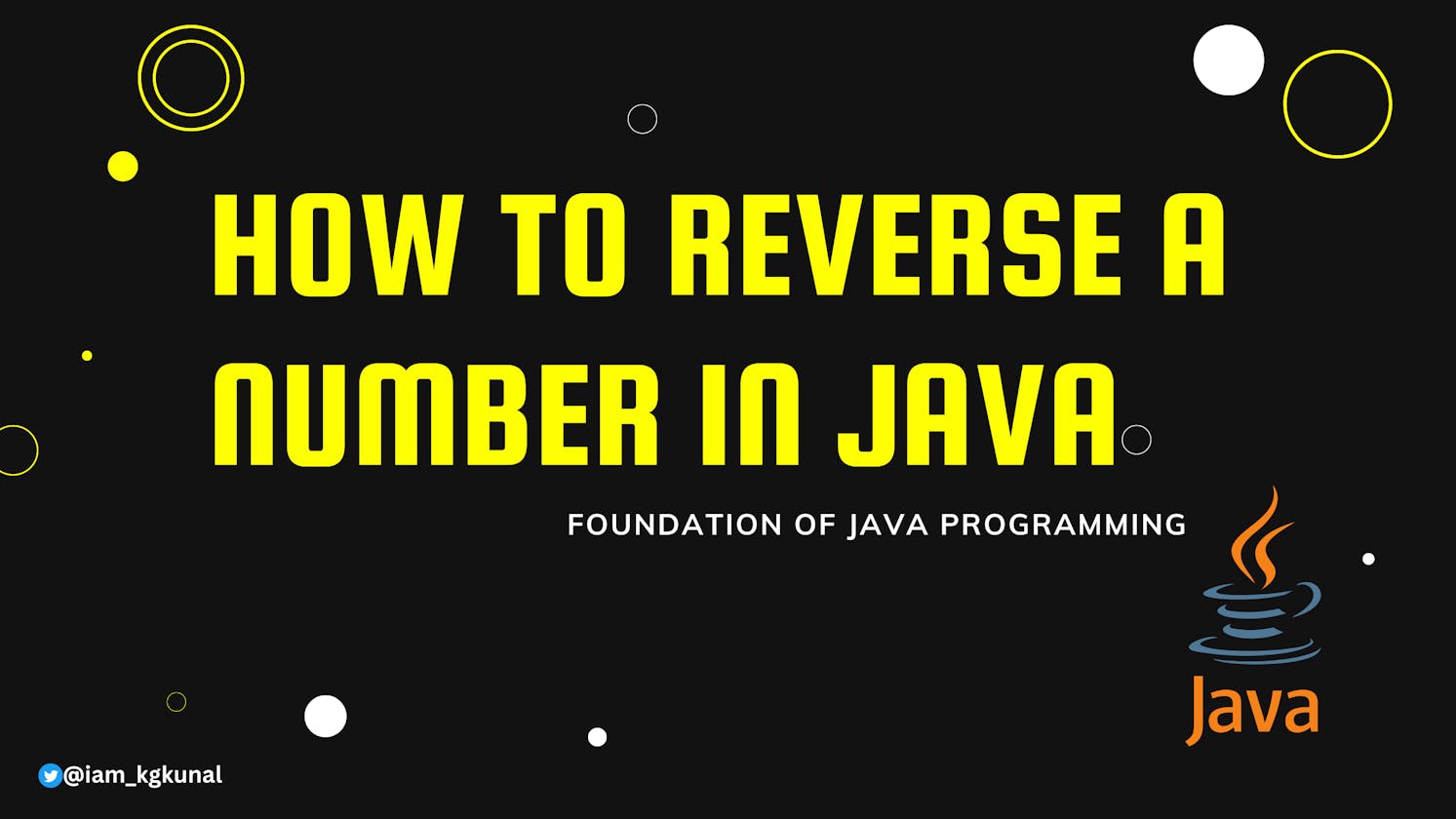 How to Reverse a Number in Java