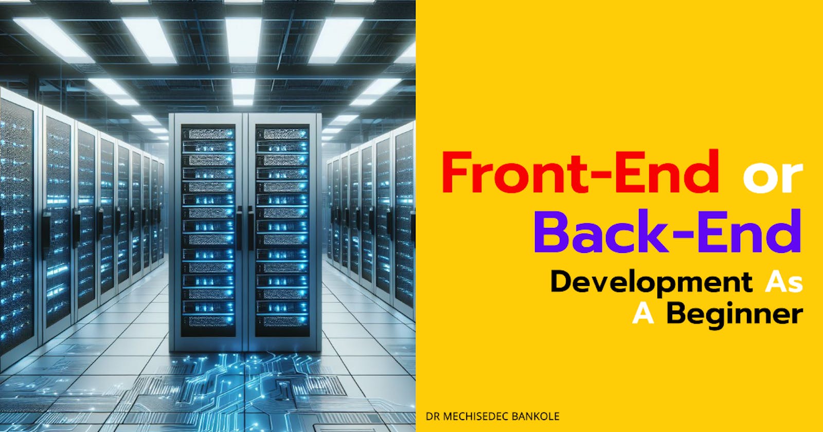 Front-End or Back-End Development As A Beginner