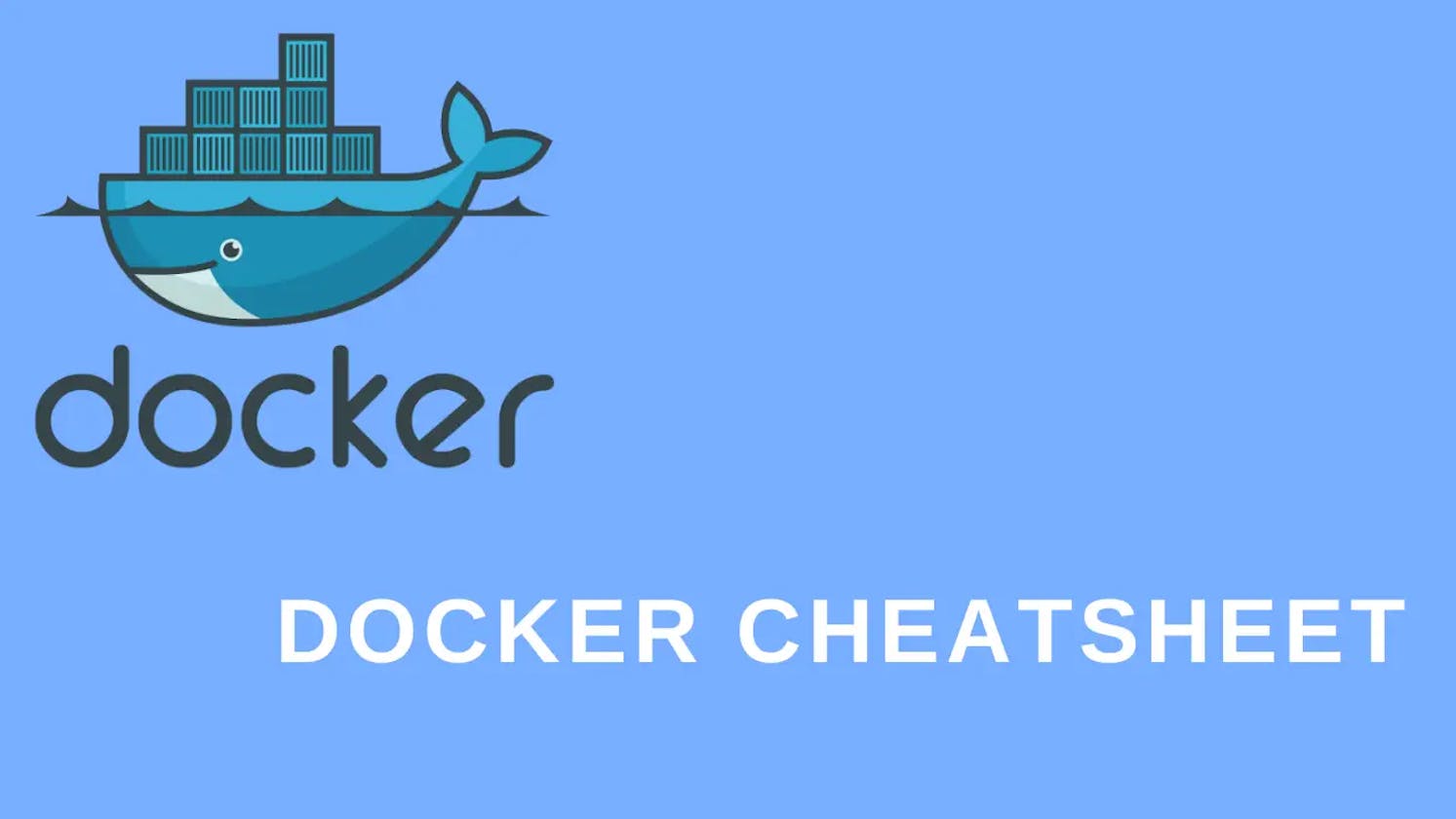 🐬Day 20 - Docker Cheat Sheet