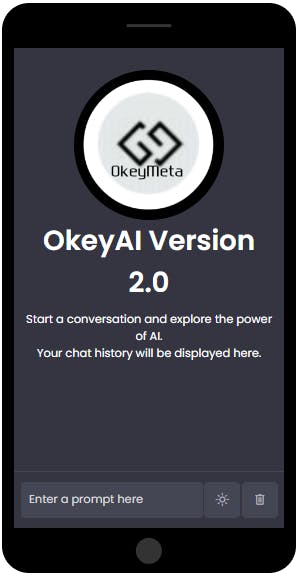 OkeyAI-2 Chat Interface