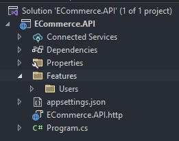 Minimal API with Vertical slice architecture