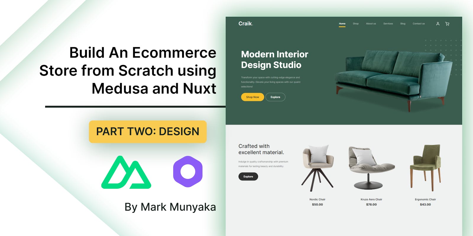 Build An Ecommerce Store from Scratch using Medusa and Nuxt: Part 02