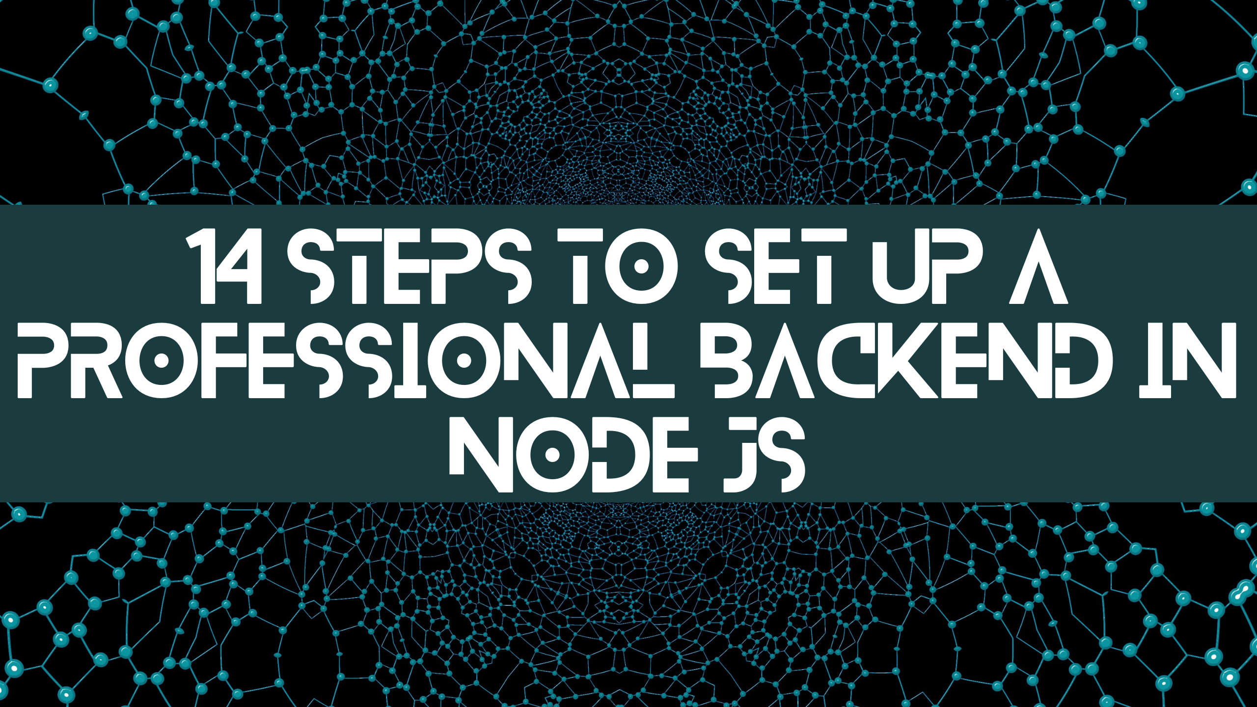 14 Steps to Set up a Professional Backend in Node JS