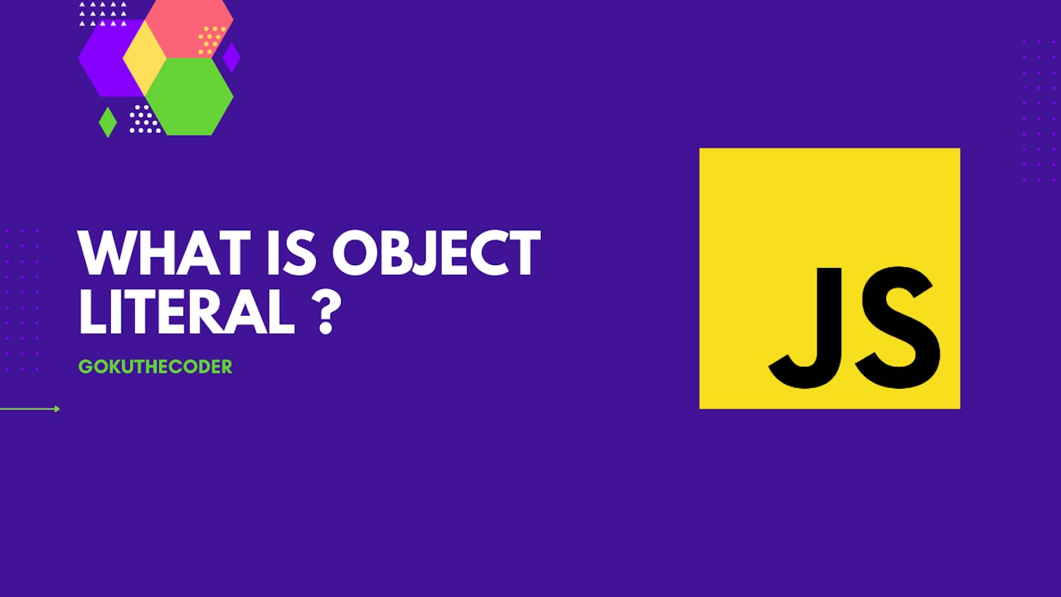 What is object literal ?