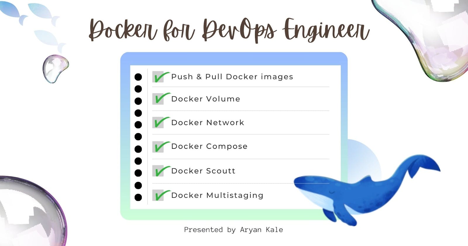 Docker For DevOps Engineer