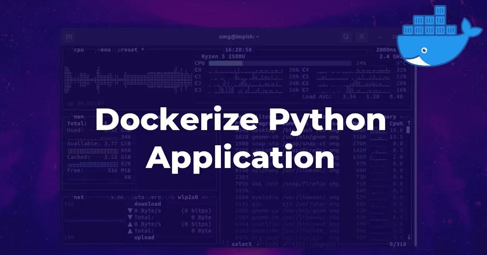 Dockerfile for a Python application