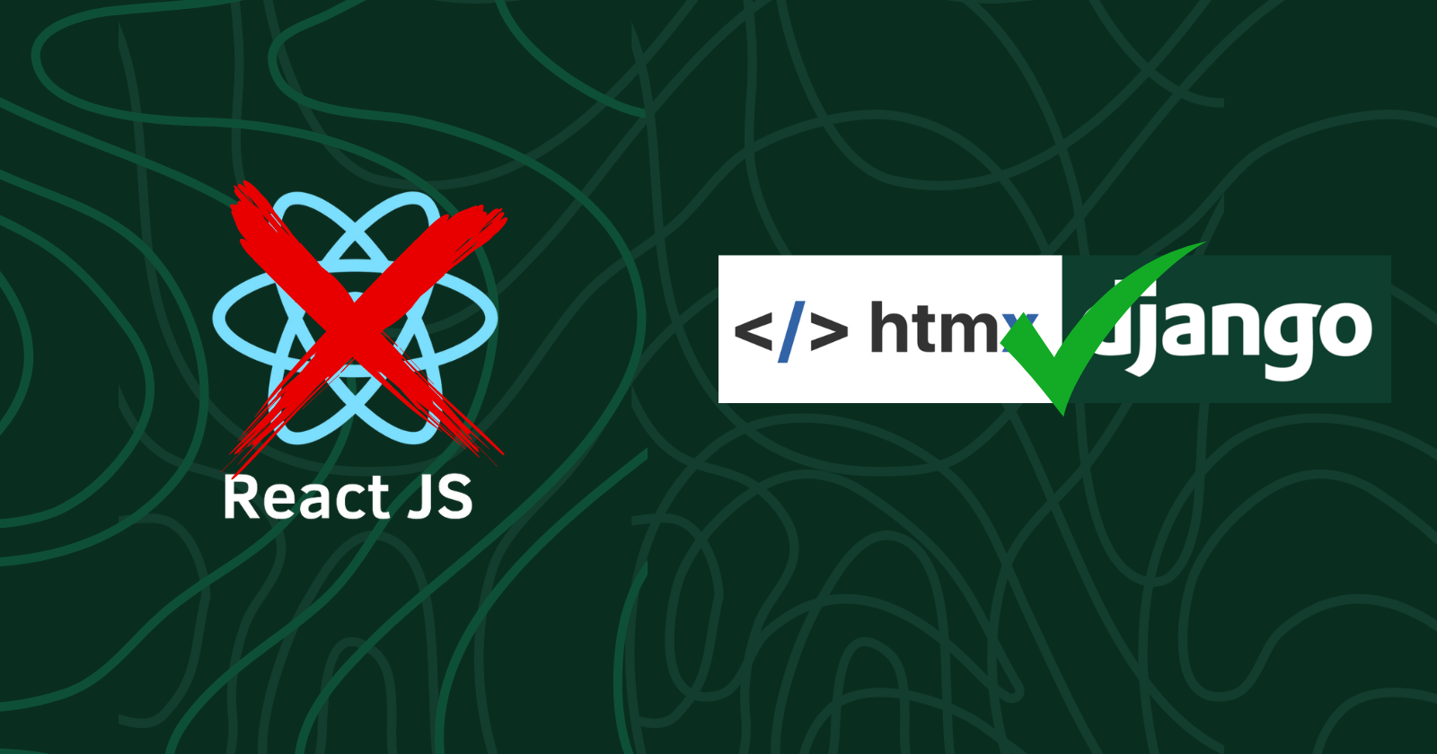 Integrate HTMX with Django: Replacing ReactJS