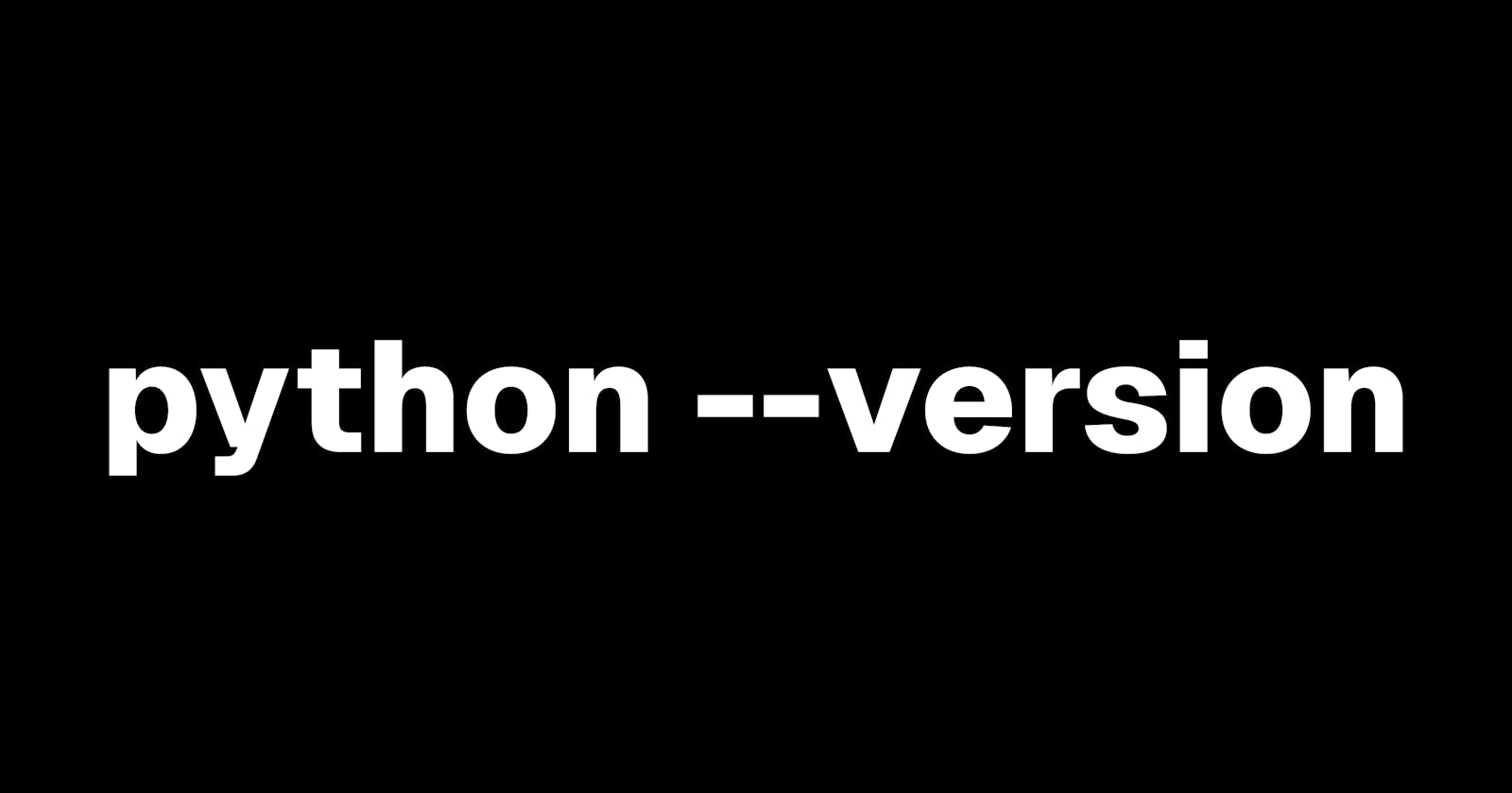 Python Versioning Trick