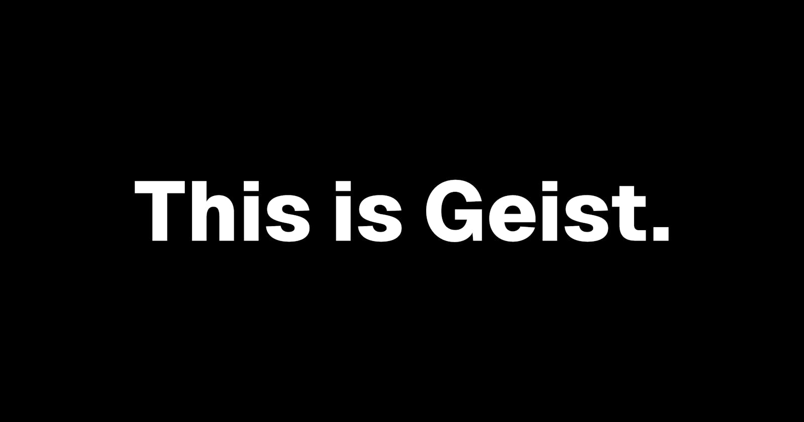 Using Geist Front in Angular