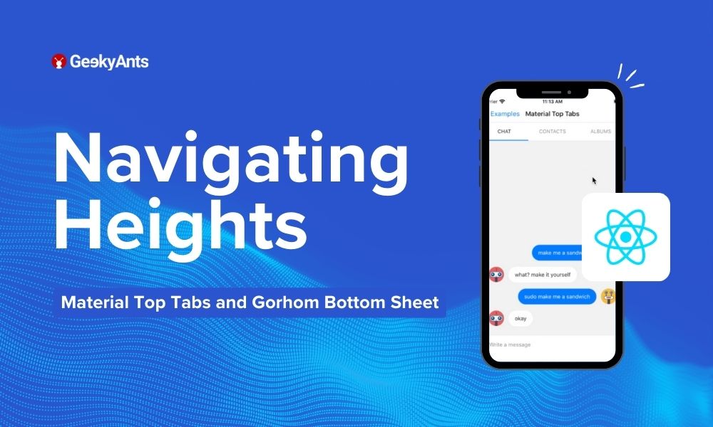Navigating Heights: Material Top Tabs and Gorhom Bottom Sheet with React Navigation