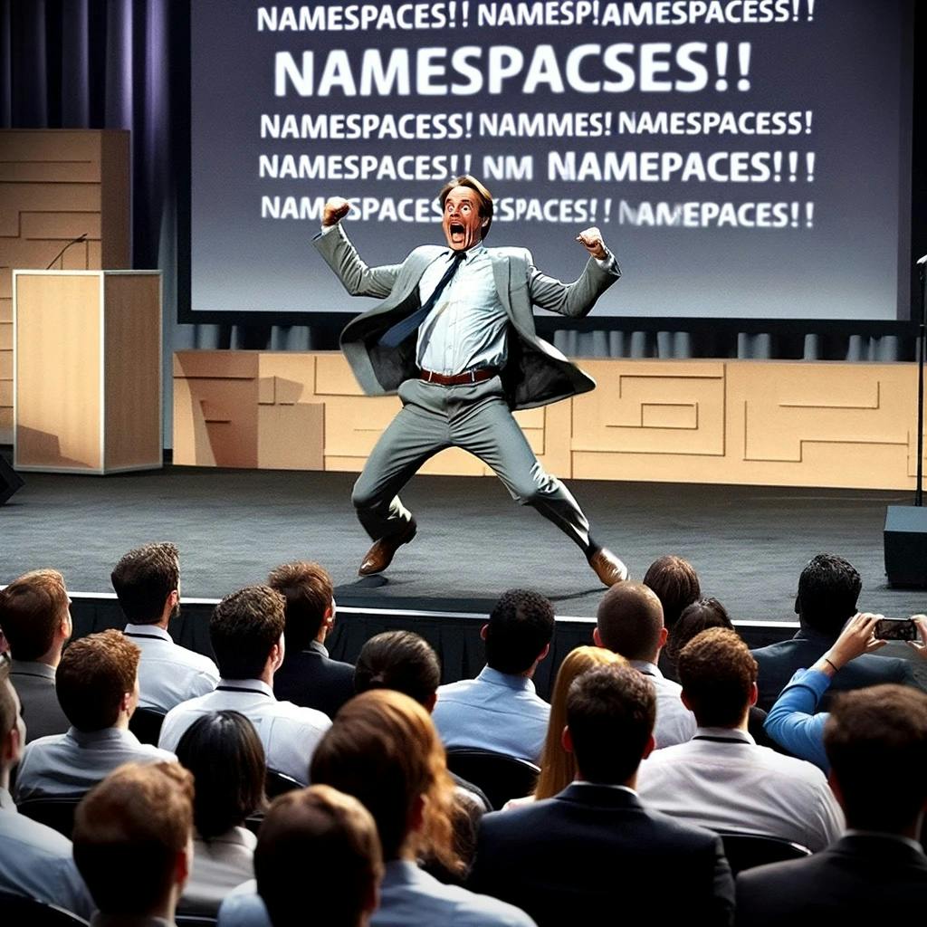 Namespaces! Namespaces! Namespaces!