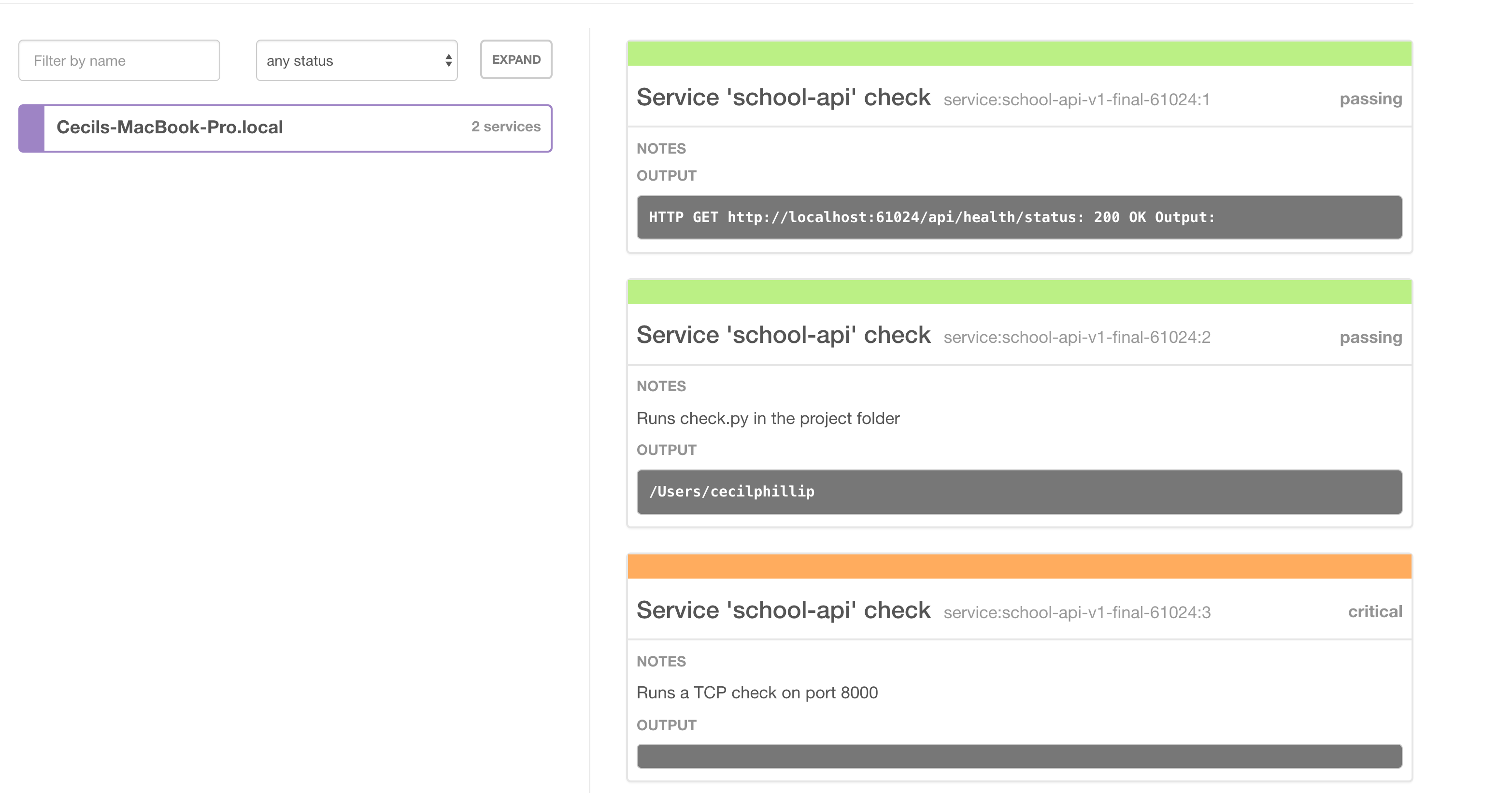 Using Consul for Health Checks with ASP.NET Core