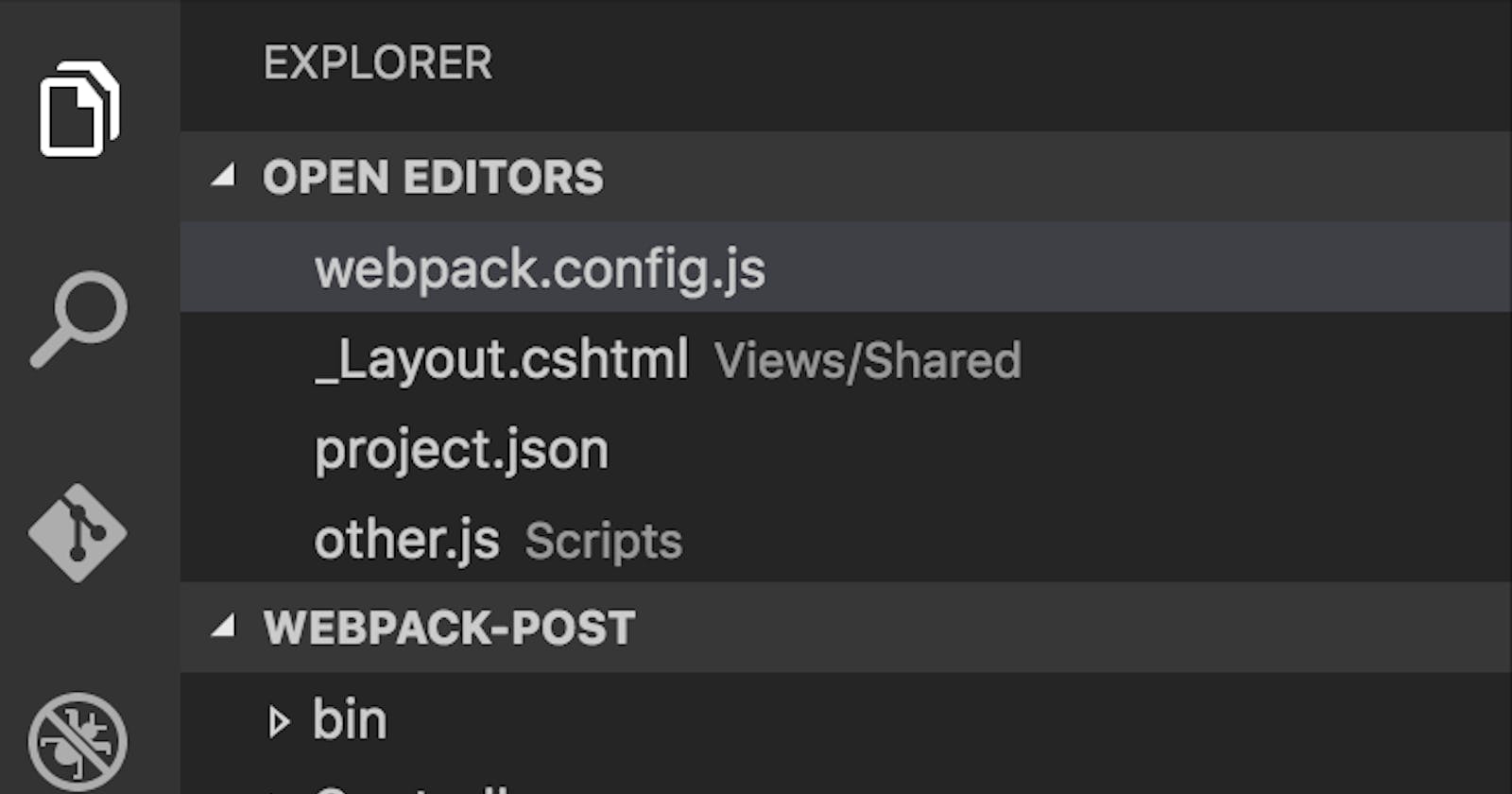 Setting up Webpack in ASP.NET Core Pt.2