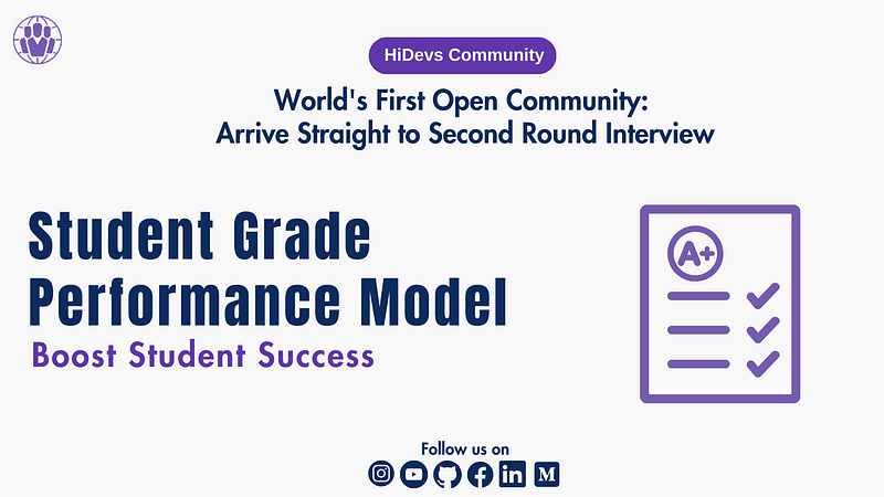 Student Grades Prediction Model