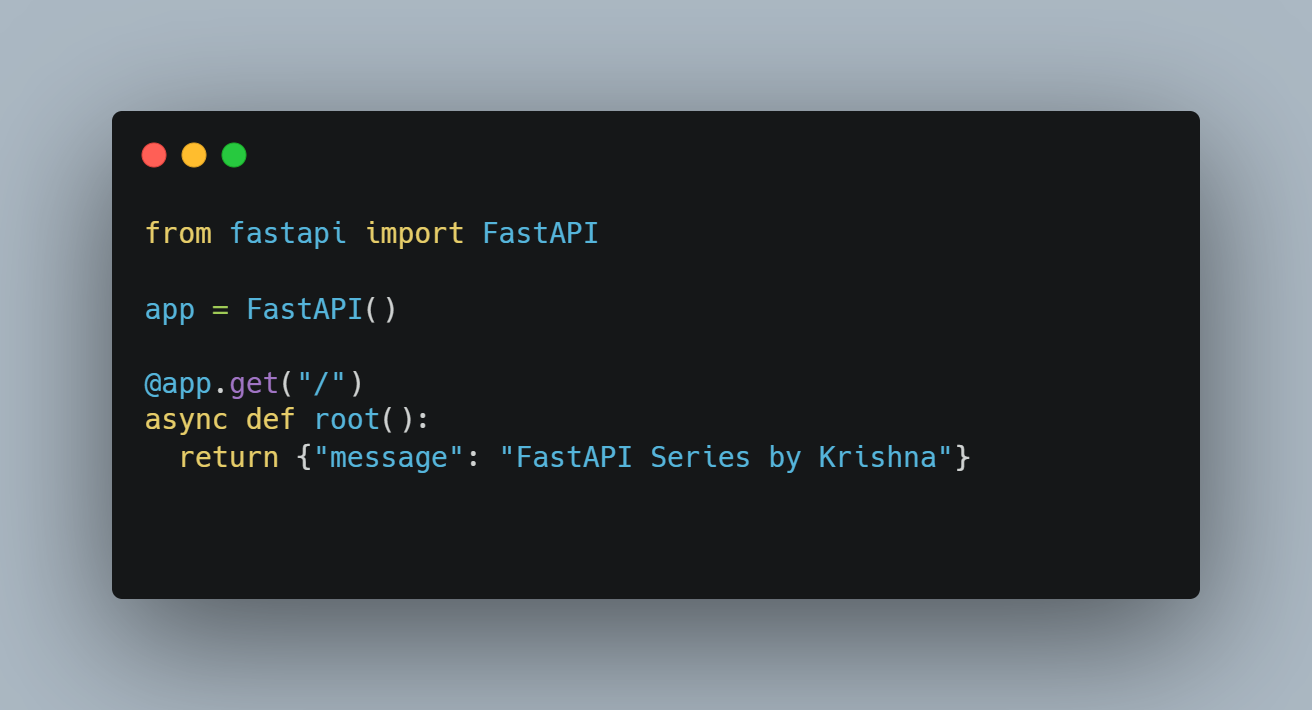 FastAPI