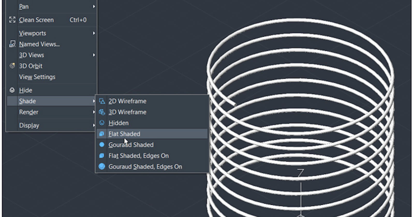 How to Create Spring using Helix and Sweep Features in ZWCAD