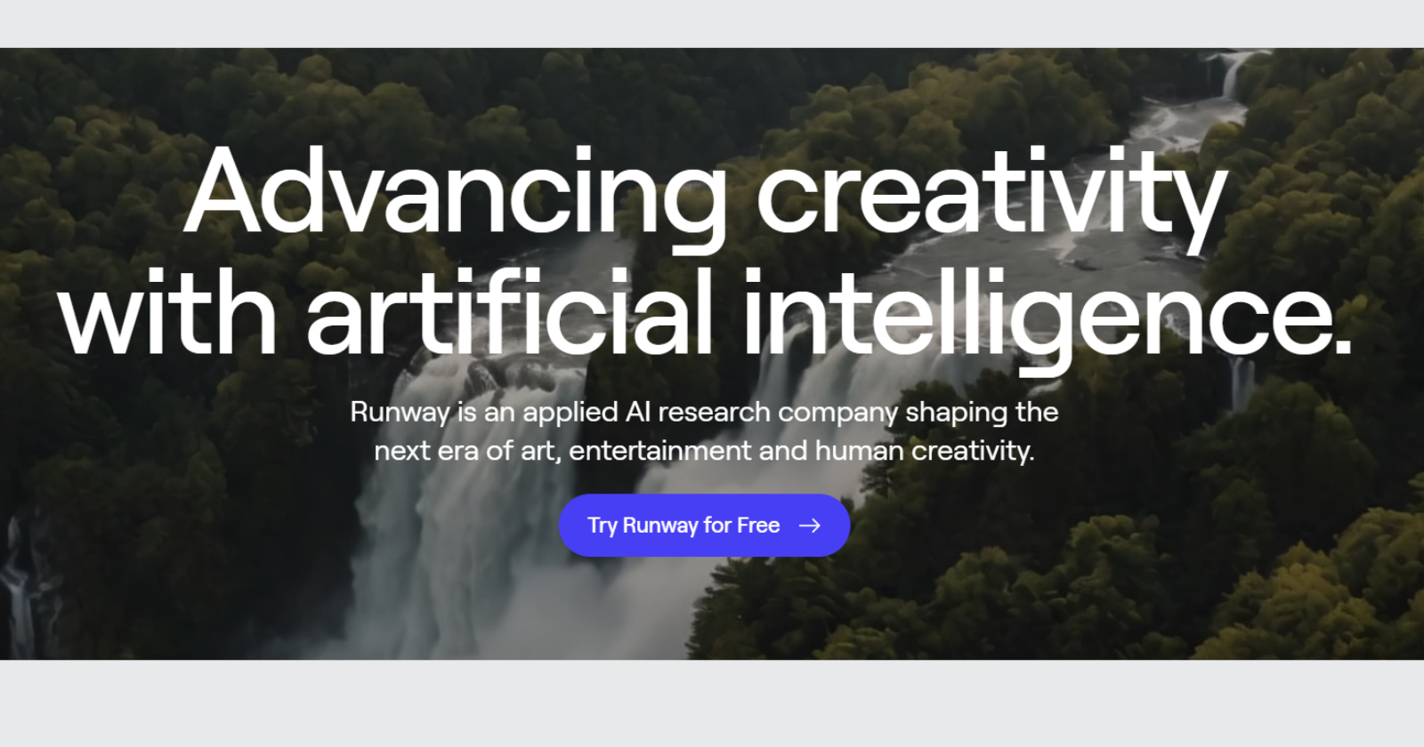 Runway - Advancing creativity with artificial intelligence.