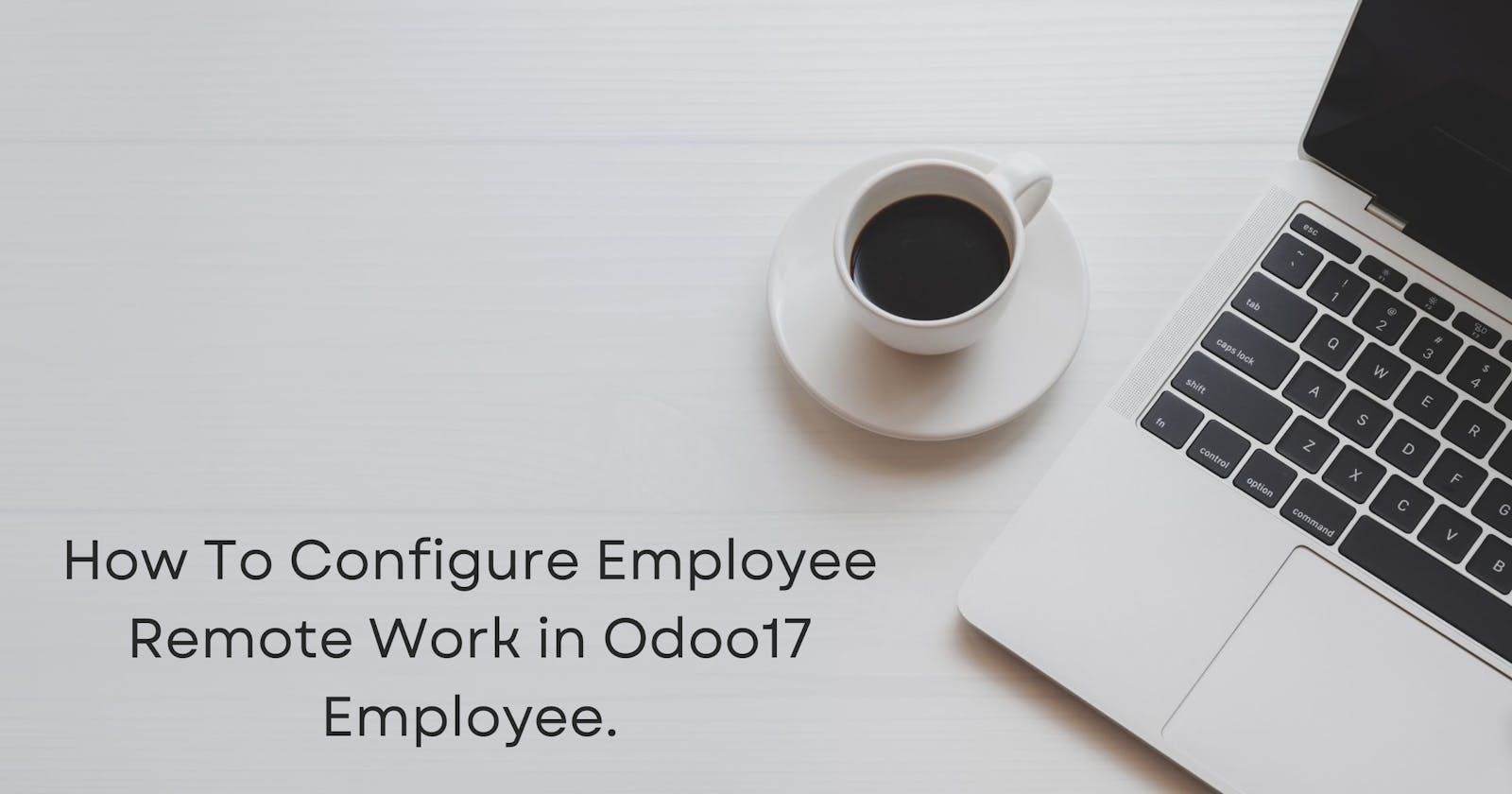 How To Configure Employee Remote Work in Odoo17.