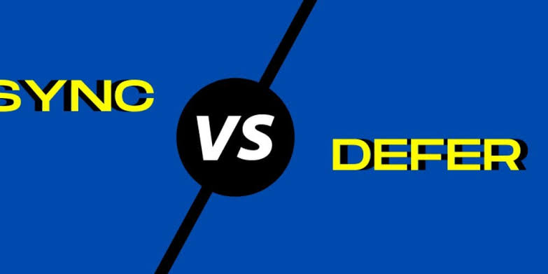 Sync vs Defer in JavaScript