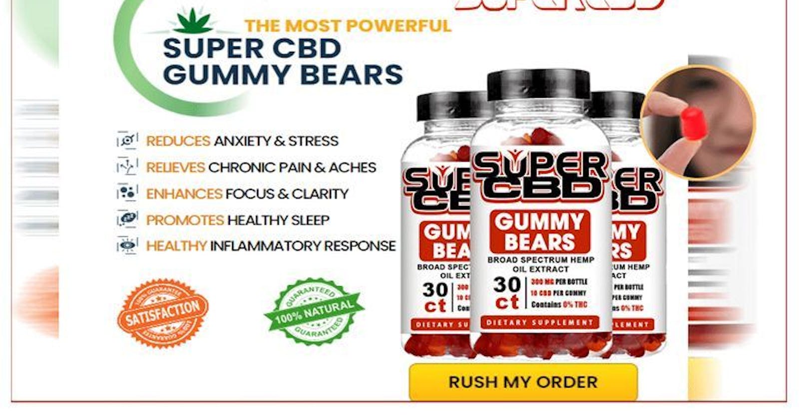 Super CBD Gummies 300mg Reviews, Price, Ingredients