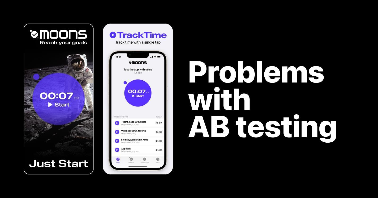 Problems with AB testing