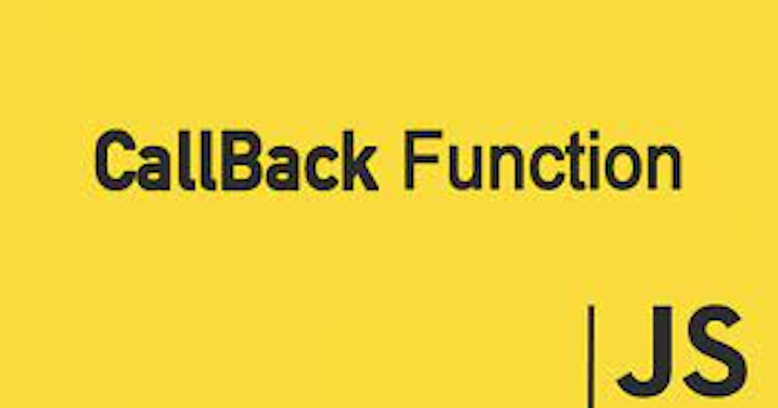 JavaScript Callback Function