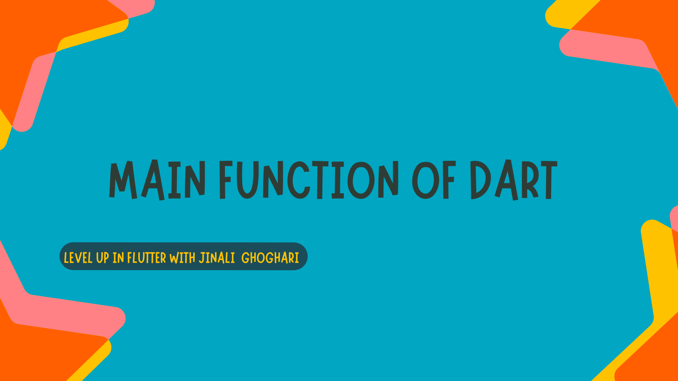 Main Function Of Dart