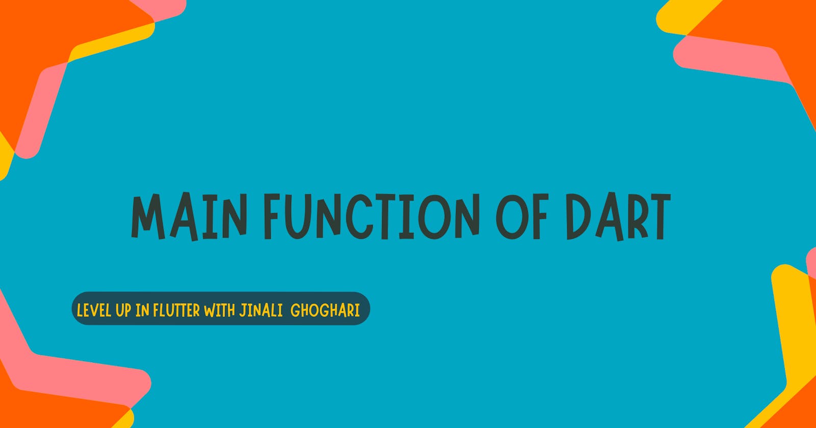 Main Function Of Dart