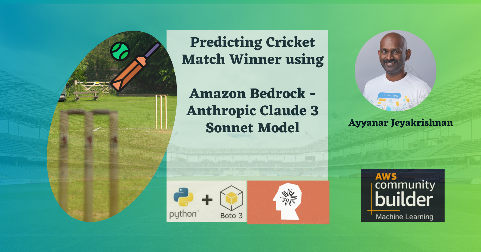 Cricket Match Winner Prediction with Amazon Bedrock's Anthropic Claude 3 Sonnet