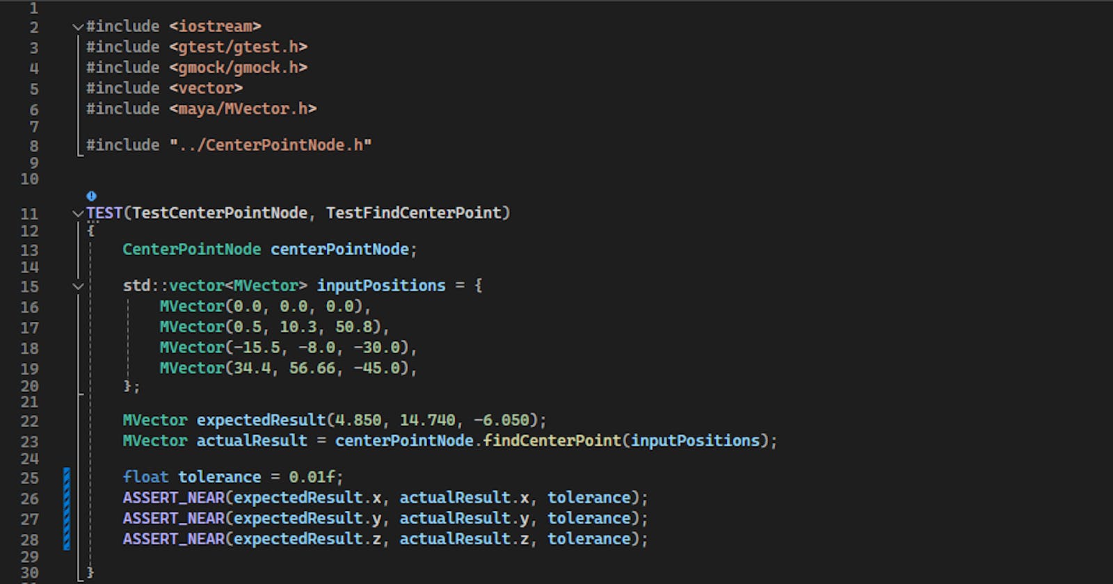 Integrating Google Test and Google Mock with Maya C++ plugins in Visual Studio