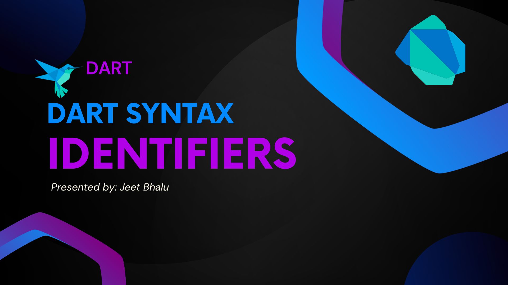 Dart Syntax: Identifiers