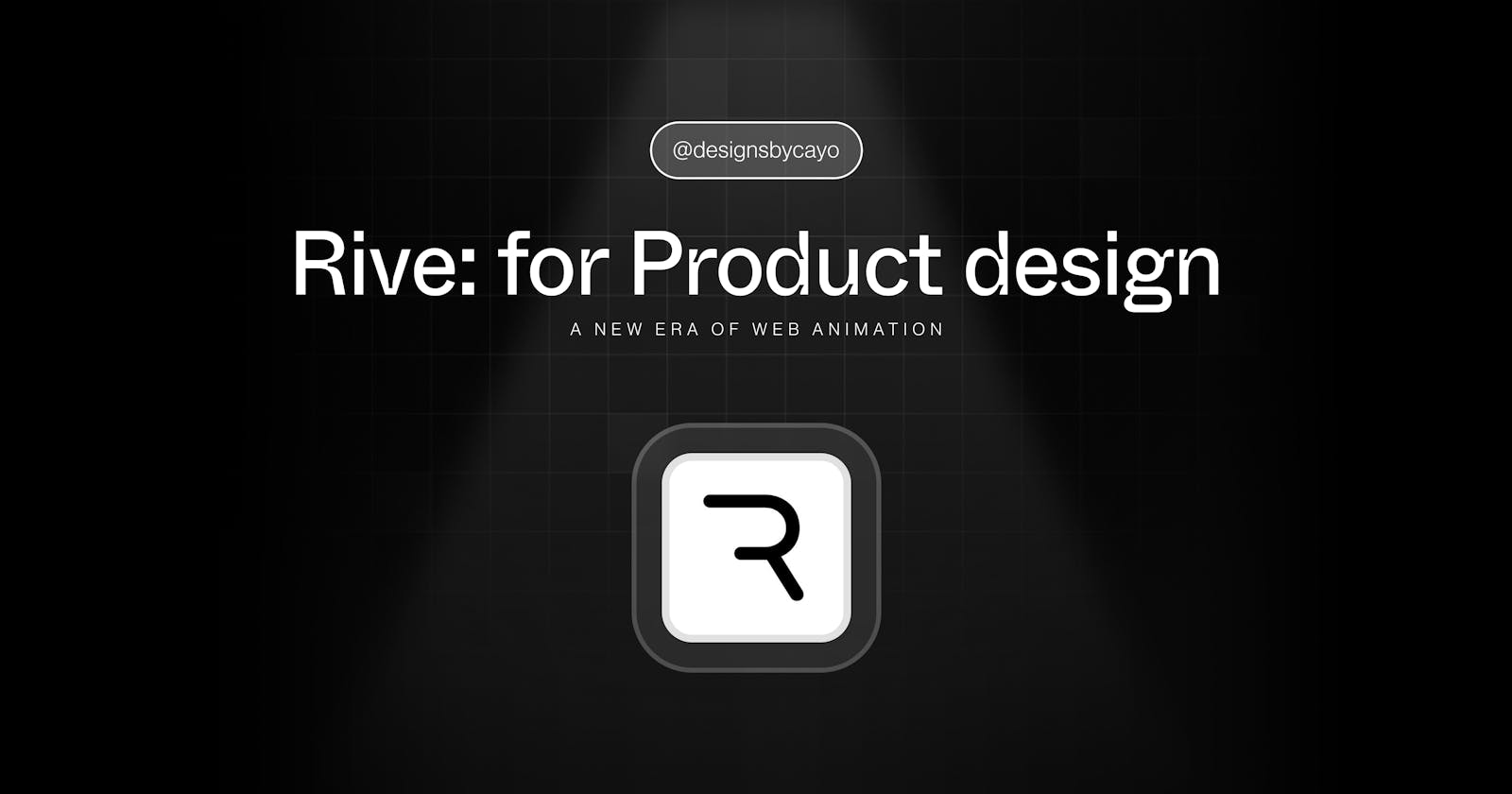 Rive for product design