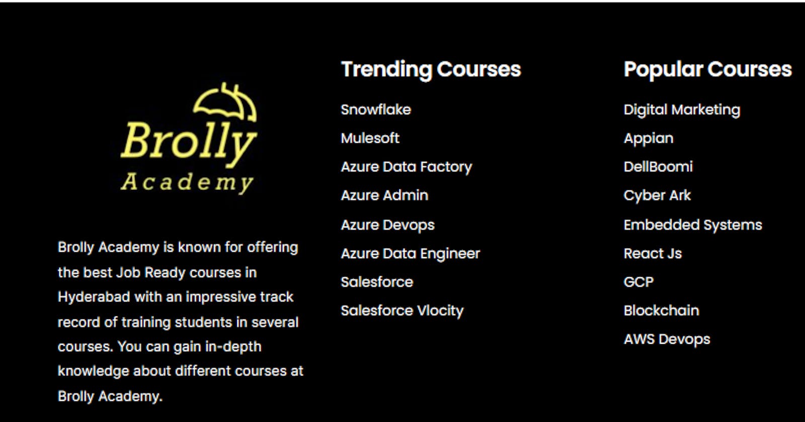 Key Features of Brolly Academy's Terraform Course