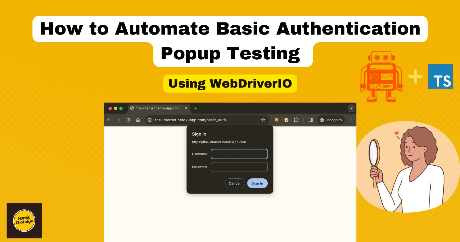 🔐 How to Automate Basic Authentication Popup Testing 👍