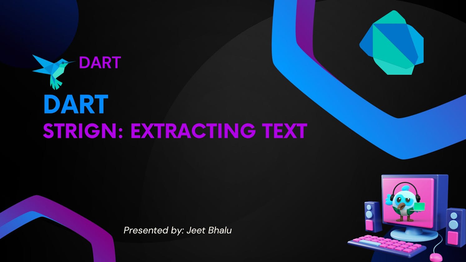 Dart String: Extracting Text