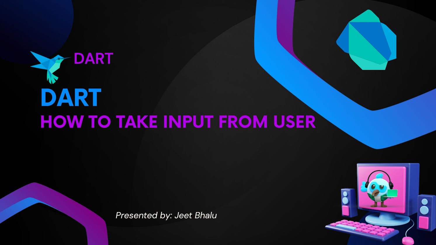 How to take input from user