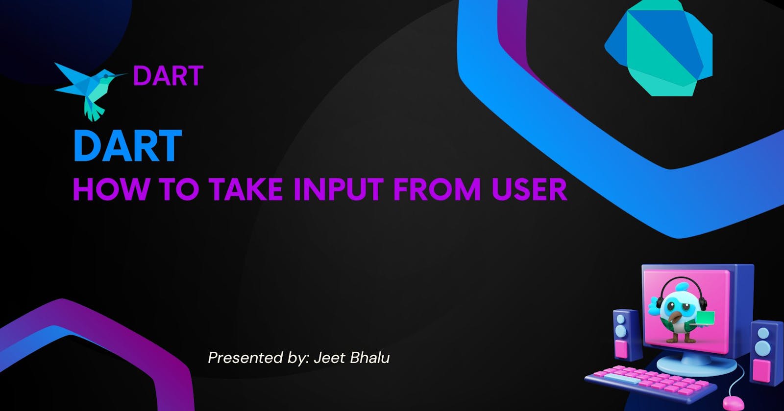 How to take input from user