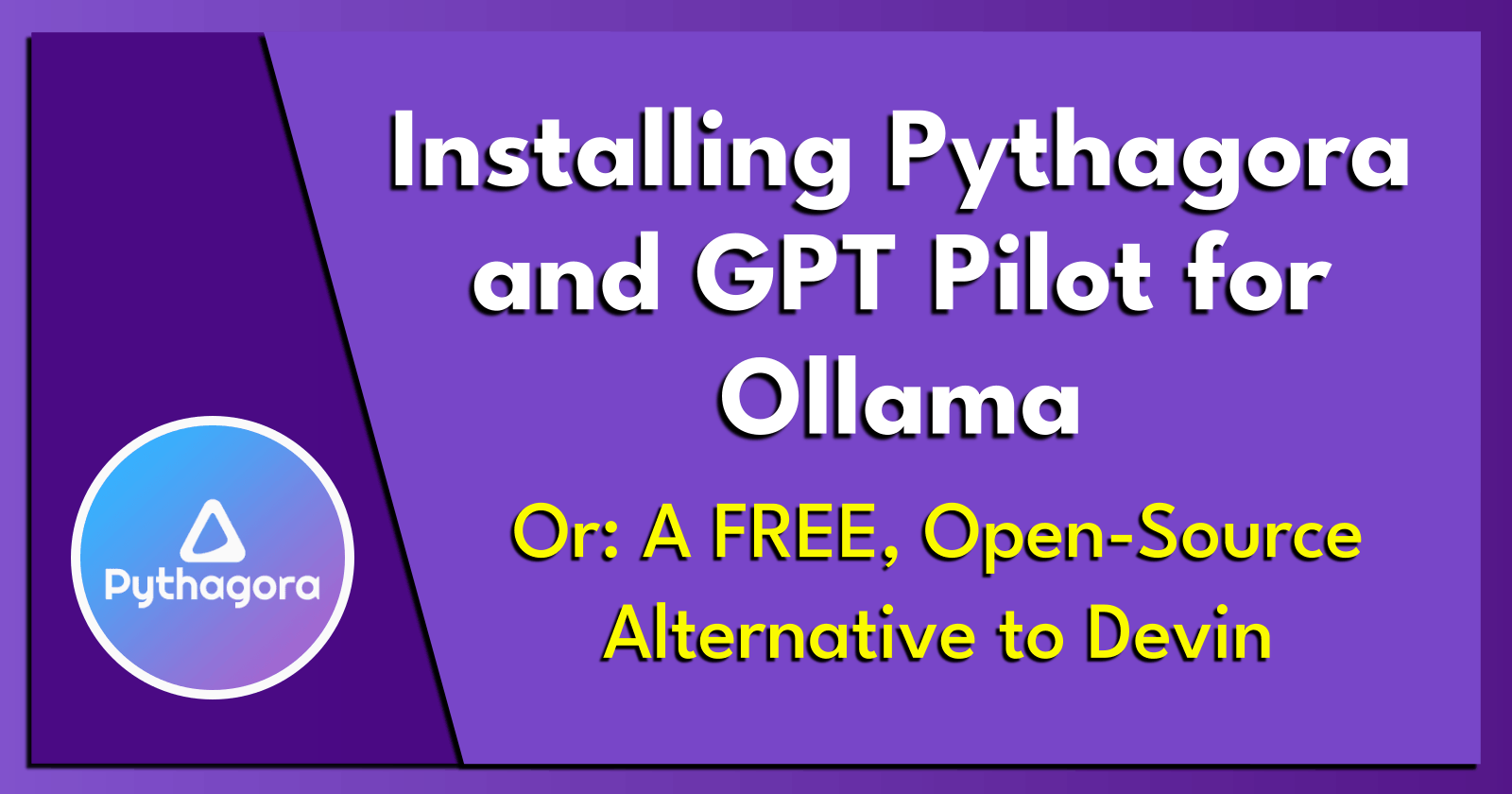 Installing Pythagora and GPT Pilot for Ollama.